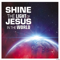 Outer Space VBS Shine with Jesus Backdrop