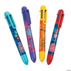 Dr. Seuss 6 Colour Shuttle Pens - 12Pk