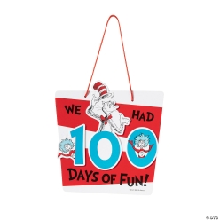 Dr. Seuss 100th Day of School Sign Craft Kit-12Pk