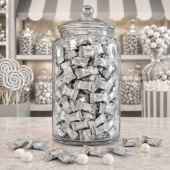 Silver Metallic Buttermints - 108Pk