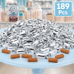 Silver Foil-Wrapped Caramels - 189pcs