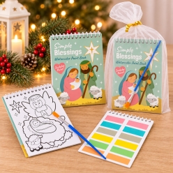 Nativity Christmas Watercolor Painting Gift Set
