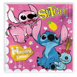 Lilo and Stitch Pink Lunch Napkins - 20 PK