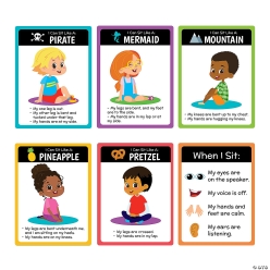 Classroom Rules Circle Time Sitting Expectations Posters-6Pk