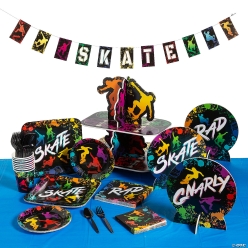Skater Skateboard Theme Party Supplies