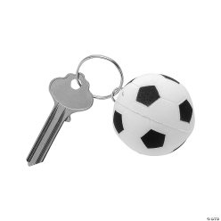 Soccer Ball Keychains Slow-Rising Squishies-12Pk