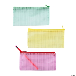 Mesh Pencil Cases -12Pk