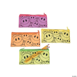 Vinyl Pencil Cases - 12 Pk