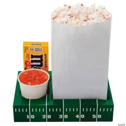 Football Party Cardstock Snack Food Trays-12Pk