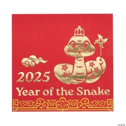Chinese New Year of the Snake Luncheon Napkins-16Pk