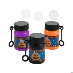Snoopy and Friends Peanuts Halloween Bubble Bottles 24pk