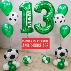 **40% OFF: Soccer Double Digit Big Balloon Decor Kit