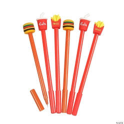 Fast Food Burger, Fries & Pop Pens Assortment-12Pk