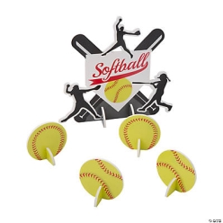 Softball Party Centerpieces