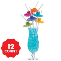 Sombrero Straws - 12 Pack