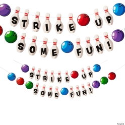 Bowling Party Double Banner Set