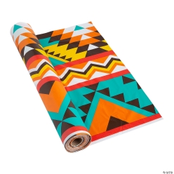 Southwest Pattern Plastic Tablecloth Roll 100 Foot