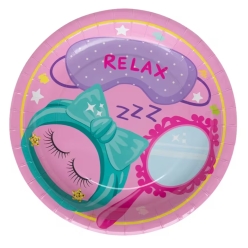 Spa Party Dessert Plates - 8 PK
