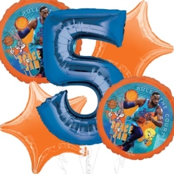 Space Jam Age 5 Balloon Bouquet