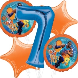 Space Jam Age 7 Balloon Bouquet