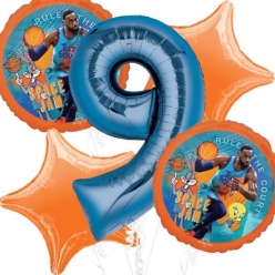 Space Jam Age 9 Balloon Bouquet