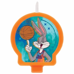 Space Jam Large Cake Candle