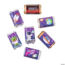 Space Candy Bar Sticker Labels - 24Pk