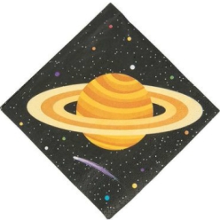 Space Party Beverage Napkins - 16 Pk