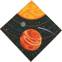 Space Party Lunch Napkins - 16 Pk