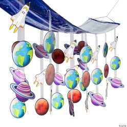 Space Party Hanging 12 Foot Ceiling Decoration