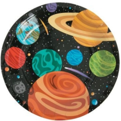 Space Party Dessert Plates - 8 Pk
