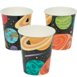 Space Party Cups - 8 Pk