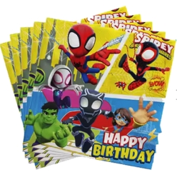 Spidey Amazing Friends Lunch Napkins - 10 PK