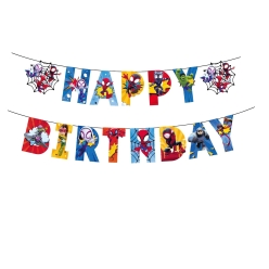 Spidey Amazing Friends Happy Birthday Banner