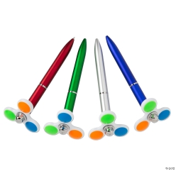 Spinning Topper Fidget Pens - 12Pk