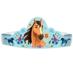 Spirit Riding Tiara Party Hats - 8 PK