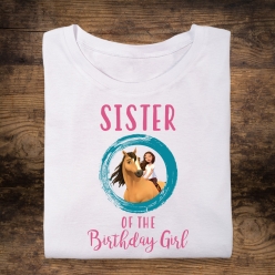 55% OFF: Spirit Sister Of the Birthday Girl T-shirt- Choose Size