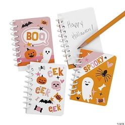 Pastel Halloween Spiral Notepads - 24Pk