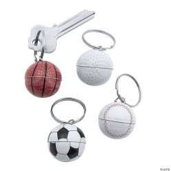 Sports Ball Keychains 144 Pk