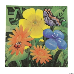 Garden Bug Lunch Napkins - 16 PK