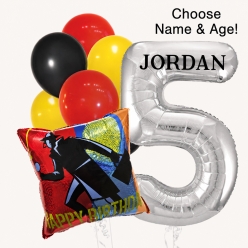 Spy PERSONALIZED Name & Age Balloon Bouquet