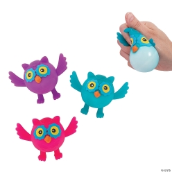 Squeeze-A-Dohz Owl Toys - 12Pk
