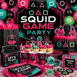 Squid Game Birthday Party Supplies