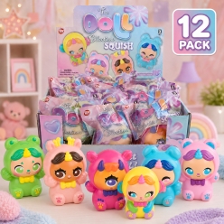 -Squish Fidget 12.7cm Dolls - 12 PACK