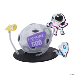 Outer Space VBS 3D Stand-Up Craft Kit-12Pk