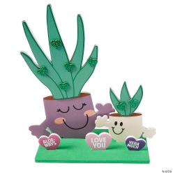 Mother's Day 3D Aloe Stand-Up Craft Kit-12Pk