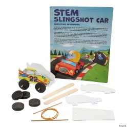 STEM Slingshot Car Craft Kit-12Pk