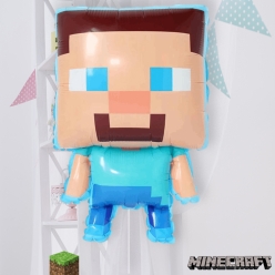 Minecraft Steve Supershape Foil Balloon