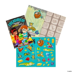 Treasure Hunt VBS Passport Sticker Books - 12Pk