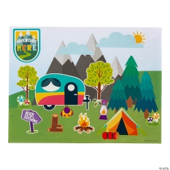Camping Adventure Sticker Scenes - 12Pk